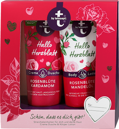 Geschenkset Schön, dass es dich gibt! t by tetesept