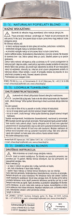 Krem koloryzujący 8-16 NATURALNY POPIELATY BLOND Schwarzkopf Gliss Color