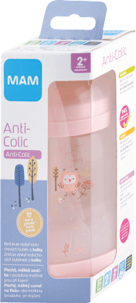 Antikoliková detská fľaška Anti-Colic - 2m+ mam