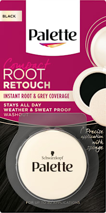 Root Retouch corector pentru acoperirea firelor cărunte de păr Negru Palette Intensive Color Creme