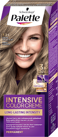 Vopsea de păr permanentă 7-21 Blond Cenușiu Mediu Palette INTENSIVE COLOR CREME