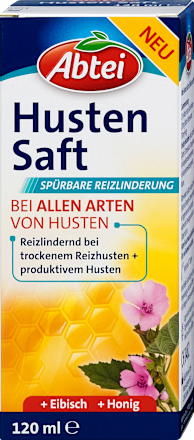 Hustensaft mit Eibisch und Honig Abtei