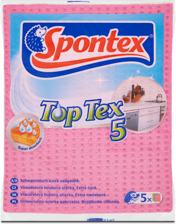 Viacúčelové hubkové utierky Top Tex Spontex