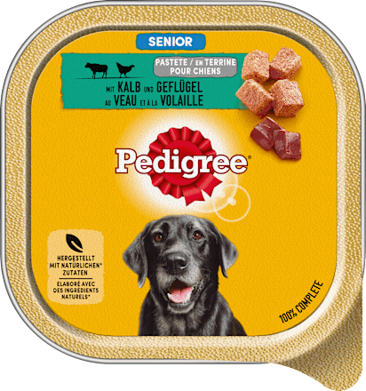 Nassfutter Hund Senior mit Kalb & Geflügel Pedigree