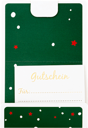 Gutscheinverpackung mit Lebkuchen KUWOPA