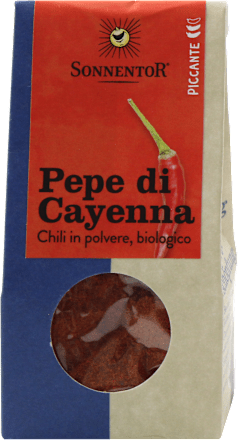 Pepe di Cayenna biologico  Sonnentor