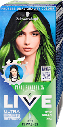 Hajszínező, vivid green - élénk zöld 024 Schwarzkopf LIVE