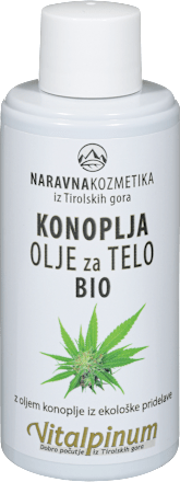 Konopljino olje za telo Unterweger
