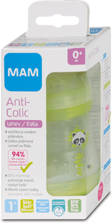 Antikoliková detská fľaška Anti-Colic - od narodenia mam