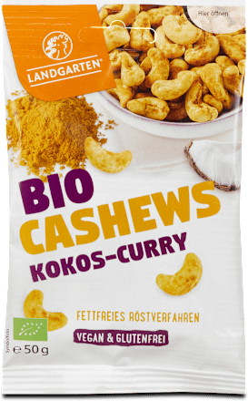 Cashews Bio Kokos-Curry Landgarten