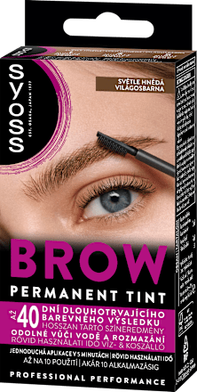 Farba na obočie Brow Permanen Tint - svetlohnedá syoss