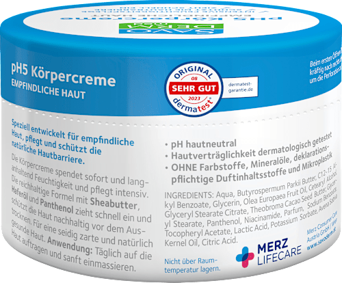 Feuchtigkeitscreme pH 5 Savoderm med