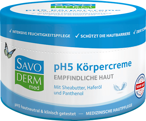 Feuchtigkeitscreme pH 5 Savoderm med