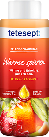 Schaumbad Pflege Wärme spüren tetesept