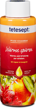 Schaumbad Pflege Wärme spüren tetesept