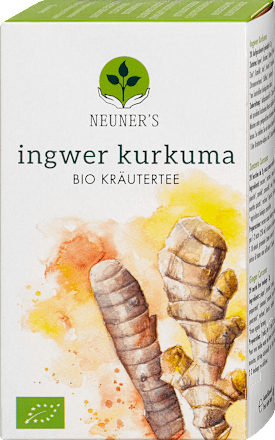 Kräutertee Bio Ingwer und Kurkuma NEUNER'S