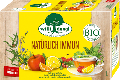 Früchte- & Kräutertee Bio Natürlich Immun willi dungl