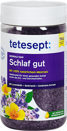 Meersalz-Pflegebad Schlaf gut tetesept