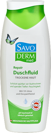 Duschfluid Repair trockene Haut Savoderm med