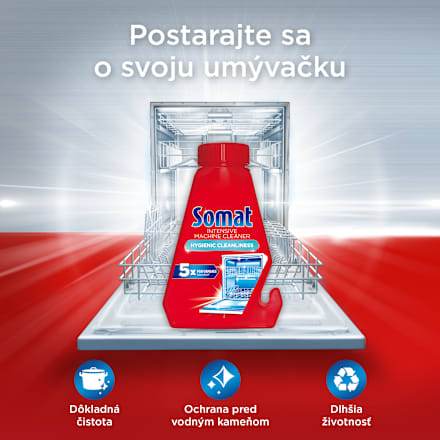 Intenzívny čistič umývačky riadu 5v1 Somat