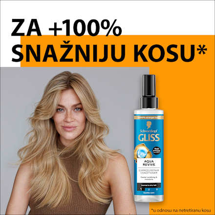 AQUA REVIVE - regenerator za suvu i normalnu kosu Schwarzkopf GLISS