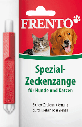 Ungezieferschutz Spezial-Zeckenzange Hunde und Katzen FRENTO