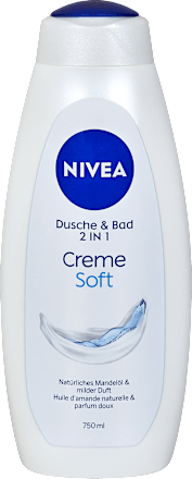 2in1 Dusche & Bad Creme Soft NIVEA