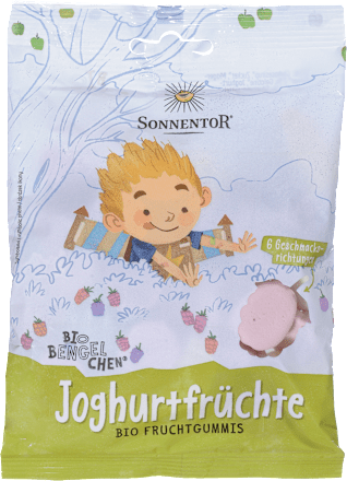 Bio jogurtovi sadni gumijevi bonboni Sonnentor