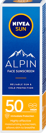 Слънчезащитен крем за лице ALPIN SPF 50 NIVEA SUN