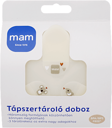 Tápszertároló doboz, többféle mam