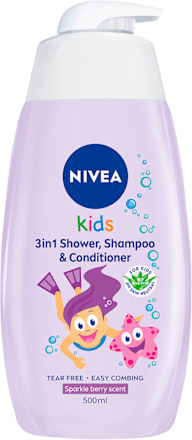 3u1 gel za tuširanje za djevojčice NIVEA