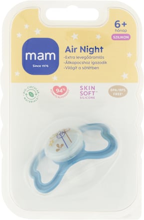Air Night éjszakai cumi, 6 hónapos kortól, többféle mam