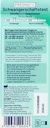 Schwangerschaftstest Streifen Pregnafix