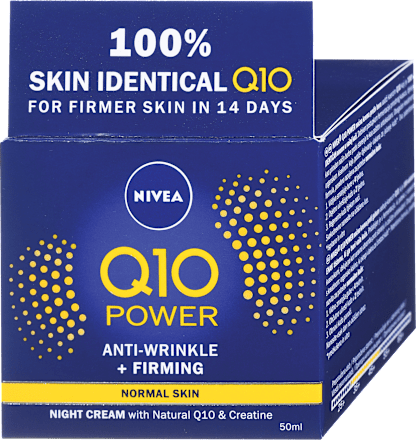 Cremă antirid Q10 de noapte pentru față NIVEA