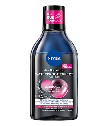 Двуфазна мицеларна вода Waterproof Expert NIVEA