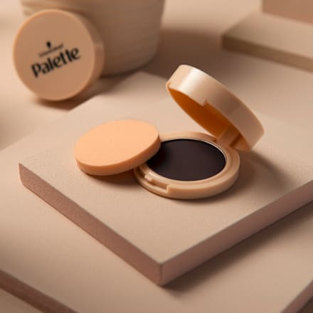 Kompaktný púder na zakrytie odrastov Compact Root Retouch - čierny Palette