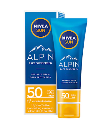 Слънчезащитен крем за лице ALPIN SPF 50 NIVEA SUN