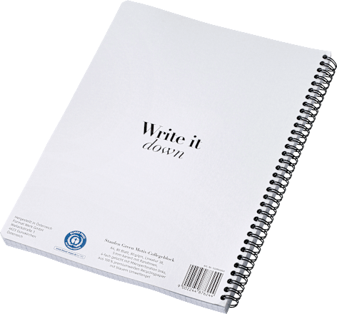 Collegeblock A4 (80 Blatt) keine Marke