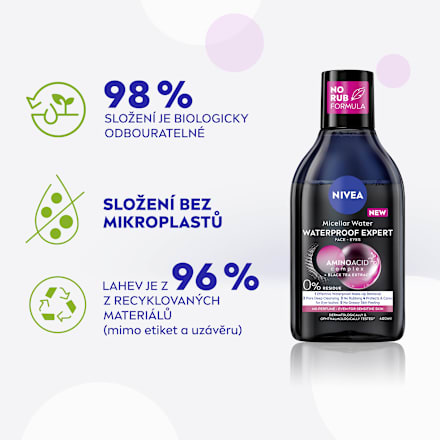 Expert dvoufázová micelární voda NIVEA