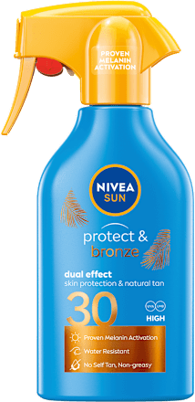 Слънцезащитен спрей с помпа Protect&Bronze SPF 30 NIVEA SUN