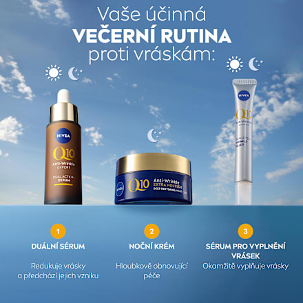 Q10 výživný noční krém proti vráskám NIVEA