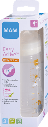 Steklenička Easy Activate, 330 ml, 4m+, več različic mam