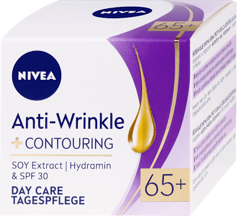 Dnevna krema protiv bora za konture lica 65+, SPF 30 NIVEA