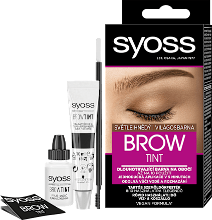 Farba na obočie Brow Permanen Tint - svetlohnedá syoss