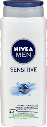 Душ гел 3в1 Sensitive NIVEA MEN