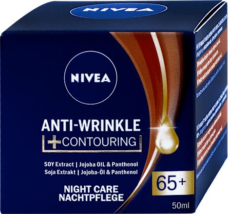ANTI-WRINKLE + CONTOURING noćna krema protiv bora, 65+ NIVEA