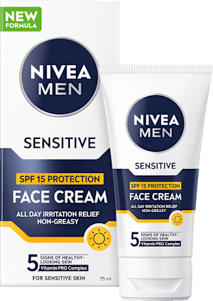 ochranný pleťový krém pro muže OF15 Sensitive NIVEA MEN