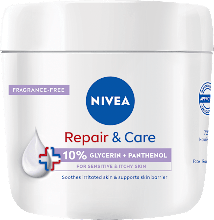 Крем за тяло Repair&Care Glycerin+Panthenol NIVEA