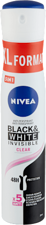 Dámsky antiperspirant v spreji Black & White Invisible Clear NIVEA