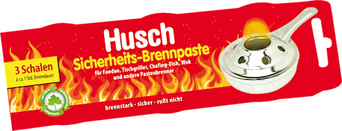 Sicherheits-Brennpaste Husch
